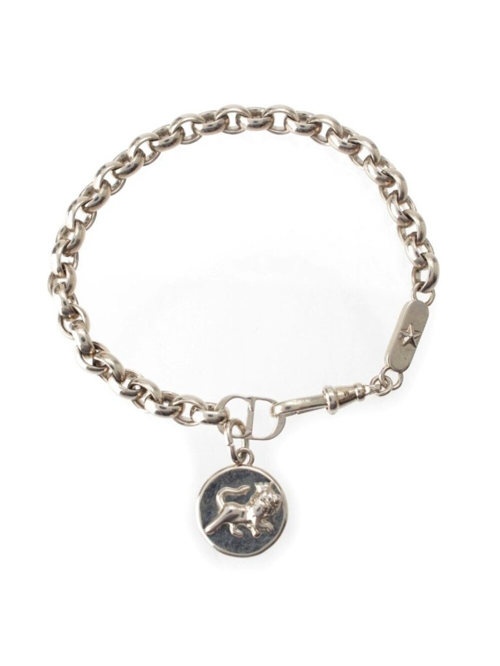 Dior Peter Doig Lion Motif Bracelet Silver - Picture 1 of 9